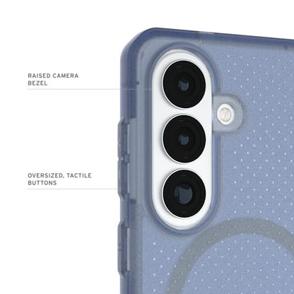 URBAN ARMOR GEAR UAG for Samsung Galaxy S26 Case 6.3" Dot - Magnetic Charging Compatible Transparent Transparent Rugged Military Drop Tested Protective Cover, Cloud Blue - color: Dot - Cloud Blue