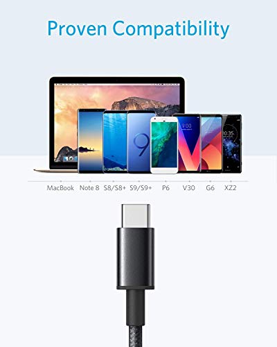 Anker USB A to USB C Cable, USB to USB C Cable - color: Black, size: 3ft