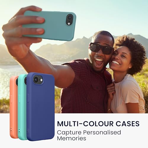 kwmobile Case Compatible with Apple iPhone 17e / iPhone 16e Case - Soft Slim Protective TPU Silicone Cover - Arctic Night - color: Arctic Night