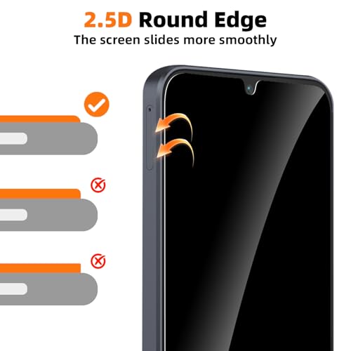 3 Pack Privacy Screen Protector for Samsung Galaxy A16 5G - size: [Privacy] Galaxy A16 (3 Pack)