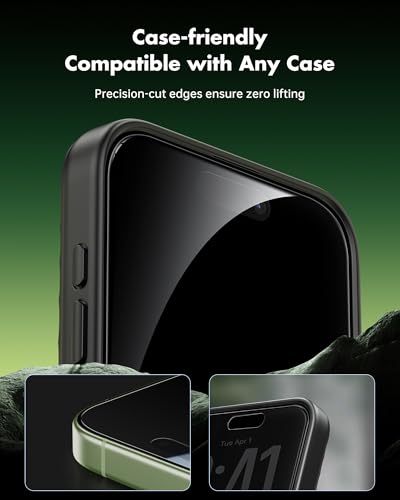 UNBREAKcable Privacy Screen Protector for iPhone 17-3 Pack - size: iPhone 17