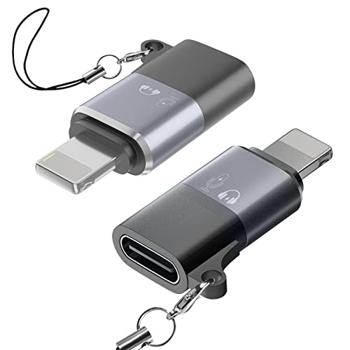for DJI Mic Mini USB-C Adapter,OTG Converter with Charging Function,Not for DJI Mobile Receiver & Phone Calls, for Phone 14/13/12/11/USB-C EarPods