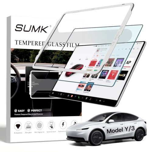 Screen Protector for Tesla Model 3 (2024-2026)/Model Y 2025 - size: 15.4" Model Y/3 Front-M