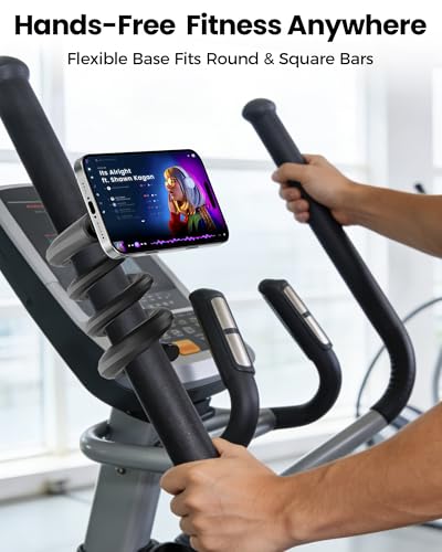 Flexible Phone Holder for Treadmill, Magnetic Gooseneck Cell Phone Mount - size: Long