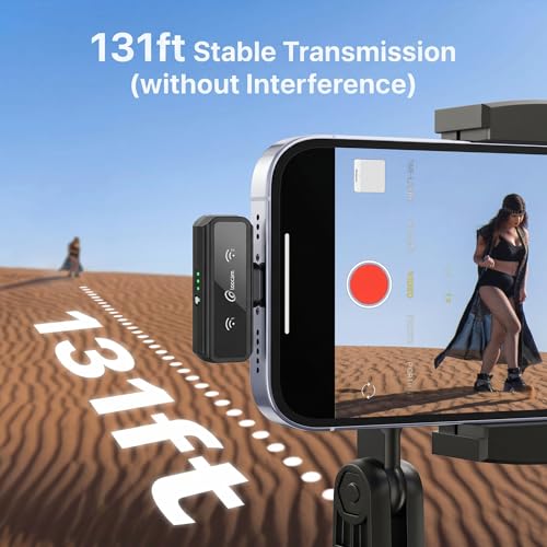 Loocam Mini Microphone for iPhone with Charging Case