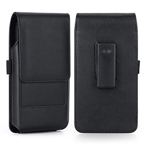BECPLT Phone Holster for Galaxy S21 FE S20 FE 2022 Leather Belt Case, 360 Rotating Pouch With Belt Clip for Samsung S23+ S22+ S22 Ultra S20 Ultra A53 A33 M33 A13 M22 F41 A71