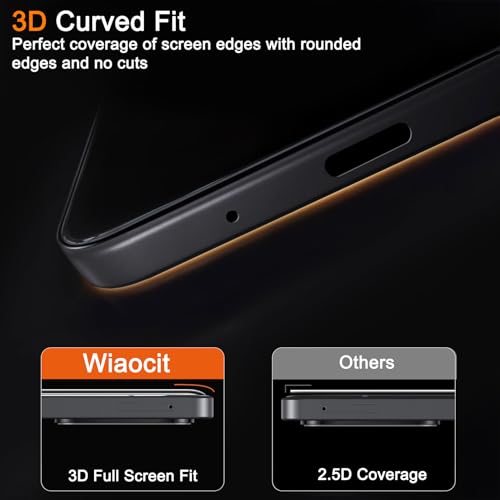 Wiaocit Tempered Glass Screen Protector for Samsung Galaxy A17 5G