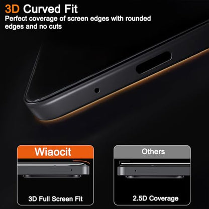 Wiaocit Tempered Glass Screen Protector for Samsung Galaxy A17 5G