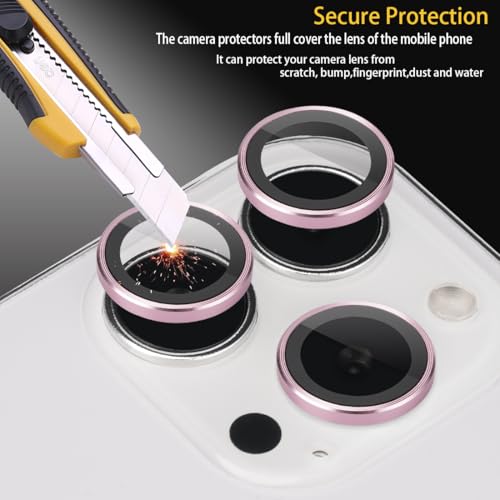 Camera Lens Protector for iPhone 16 Pro/16 Pro Max, Pink - color: Pink