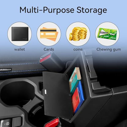 SMABEE Center Console Hidden Storage Box for Subaru Forester 2025 - size: Center Console Hidden Storage Box
