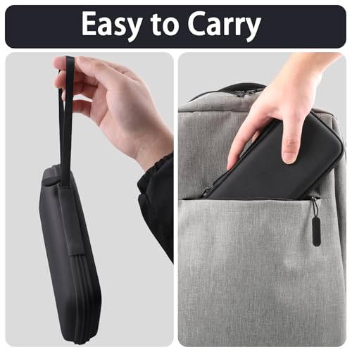 Hard Travel Case for UEQ/VBA/KEEPRO 3 in 1 Wireless Charging Station - color: Black Case
