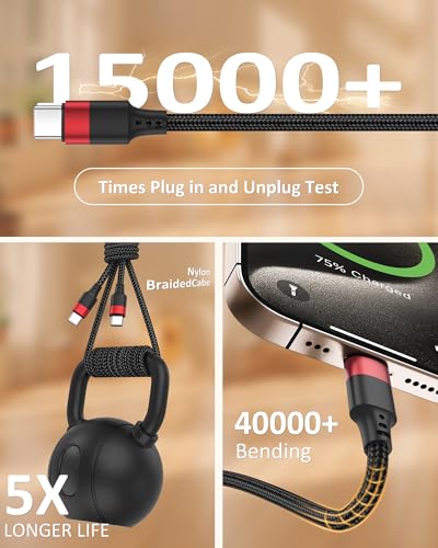 1ft Short USB C to USB C Cable, 2Pack PD 60W C to C Fast Charging Cord - size: 1 FT