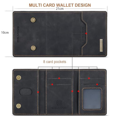 Leather Wallet Phone Cases Compatible with iPhone 15 Pro Case with Card Holder Men 6.1'' 2 in 1 Detachable Back Cover (Black, IP 15 Pro) - color: Black, size: IP 15 Pro
