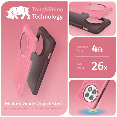 TUDIA MergeGrip for OnePlus 13 Case 5G (2025) - [Military Grade Drop Tested] Dual Layer Shockproof Slim Heavy Duty Tough Cover Phone Cases - Smokey Pink - color: Smokey Pink, size: Basic