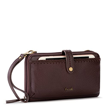 The Sak Iris Smartphone Crossbody Purse - Small Women's Cellphone Bag & Wallet For Everyday- Convertible Wristlet With Zipper | Fits Most Smartphones, Card Slots & Zip Pocket, Detachable Wristlet & Crossbody Straps, Hands-Free for Travel & Errands - color
