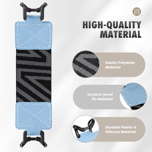 MoKo Security Hand-Strap for 6-8" Kindle eReaders Fire Tablets, Light Blue - color: 2-light Blue, style: Patterned Strap