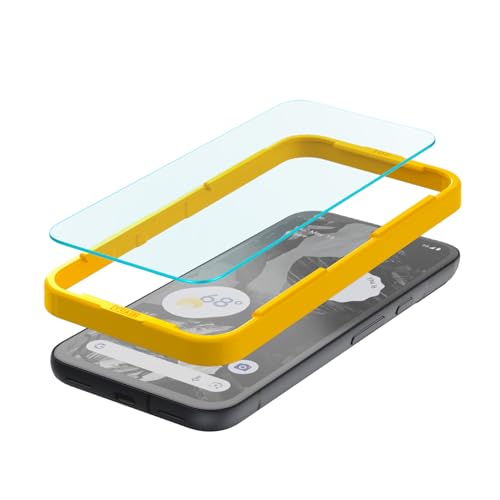 1stcase Tempered Glass [SimpleAlign] Screen Protector [2-pack Set] for Google Pixel 8a [Case Friendly] - Clear