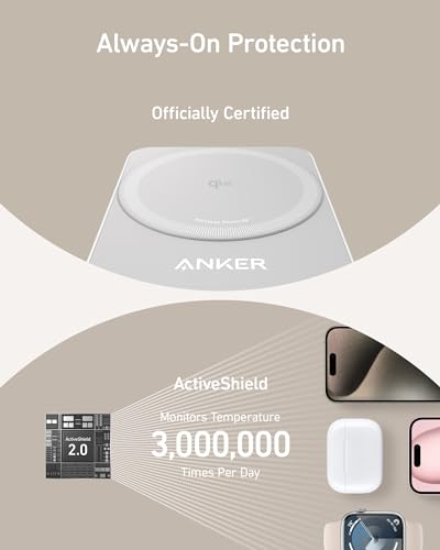 Anker MagGo 3-in-1 MagSafe-Compatible Qi2 15W Foldable Charging Station - color: White