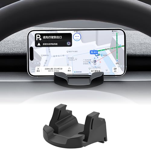 Phone Mount for Tesla M3 Highland/My Juniper 2024-2025 Silicone - size: 2024-2025 Model 3 Highland & 2025 Model Y Juniper