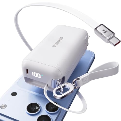 TORRAS PowerGo 3-in-1 Fast 10000mAh Portable Charger for iPhone 18 Pro Max