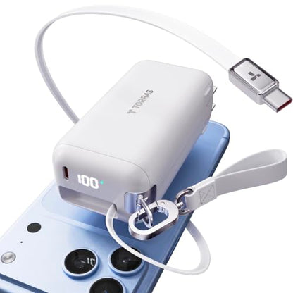 TORRAS PowerGo 3-in-1 Fast 10000mAh Portable Charger for iPhone 18 Pro Max