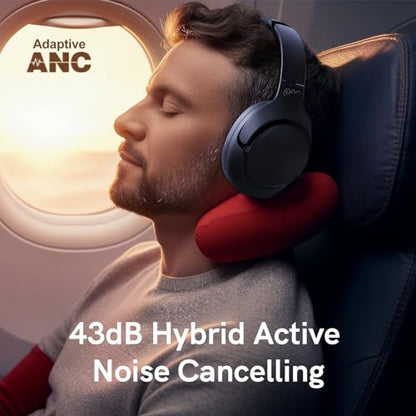 QCY H3 ANC Bluetooth Headphones Over Ear - color: Blue