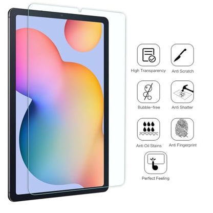 2Pcs Screen Protector Compatible with Samsung Galaxy Tab S6 Lite 10.4" 2024 - color: Samsung Galaxy Tab S6 Lite 10.4" 2024/2022/2020