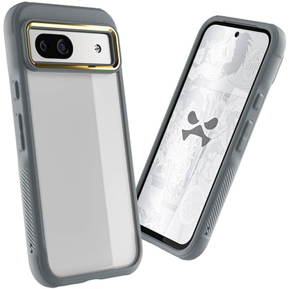 Ghostek Covert Pixel 8a Clear Case with Shockproof Drop Protection Premium Protective Wireless Charging Compatible Phone Cover Designed for 2024 Google Pixel 8a (6.1") (Gray) - color: Gray [Limited Edition], size: Pixel 8a