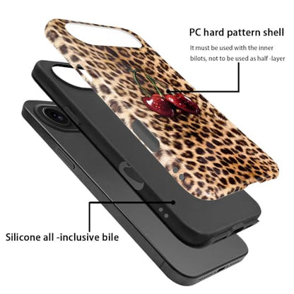 Compatible with iPhone 17 Air,Anti-Scratch Glossy Case Cover,Cherry Leopard Animal Cheetah - color: Cherry Leopard Animal Cheetah, size: IPhone 17 Air