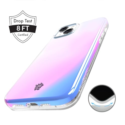 VELVET CAVIAR for iPhone 15 Case - Compatible with MagSafe - 10ft Drop Tested - Iridescent Holographic Nebula - color: Iridescent Nebula, size: 15
