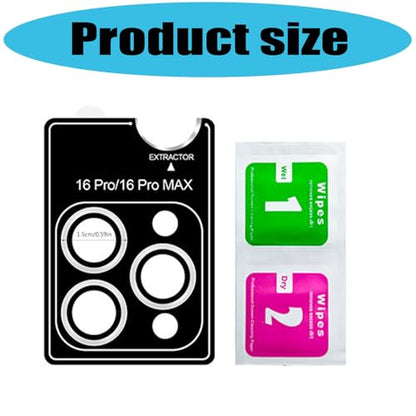 Anti-Scratch Tempered Glass Lens Protectors Matte Finish Shockproof for Phone 16 Series Camera Guard Camera Lens Cover - color: A