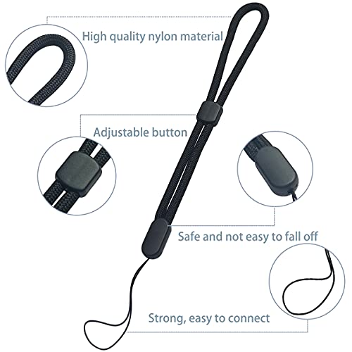 yuntop 5PCS Wrist lanyard, 7.8 inch Hand Wrist Strap Lanyard
