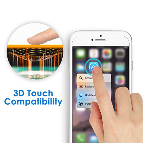 JETech Screen Protector for iPhone SE 3/2, iPhone 8/7/6s/6, 2-Pack | 9H Tempered Glass, HD Clear, Anti-Scratch Protection, Easy Installation Tool - size: iPhone SE 3/2, iPhone 8/7/6s/6