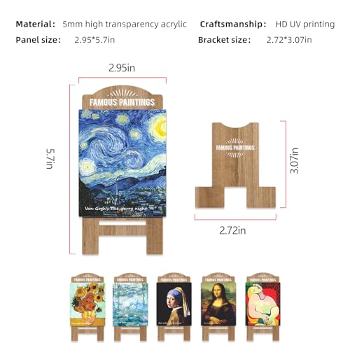 Cute and Artistic Cell Phone Stand for Desk – Multi-Functional Holder for Phones, iPads, Switch, Kindles, and Handheld Consoles. (Dream - Picasso) - style: Dream - Picasso