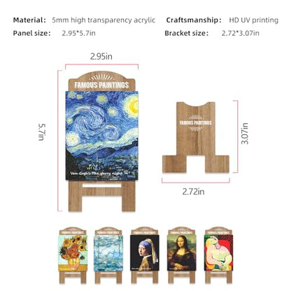 Cute and Artistic Cell Phone Stand for Desk – Multi-Functional Holder for Phones, iPads, Switch, Kindles, and Handheld Consoles. (Dream - Picasso) - style: Dream - Picasso
