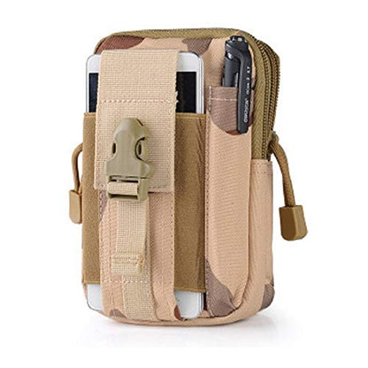 Waist Cell Phone Holster Belt Bag Universal Outdoor Phone Pouch Case Gadget Pocket for iPhone X 8 7 6 6s Plus Samsung Galaxy S8 S7 S6 S5 S4 S3 Note 8 5 4 3 2 LG HTC Etc - color: Camouflage