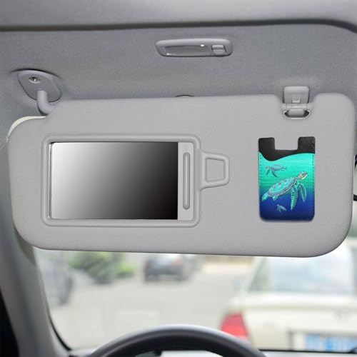 Oceanlife Sea Turtle Phone Credit Card Holders Sleeve Adhesive Wallet Compatible with Most Back of Phones - color: Oceanlife Sea Turtle