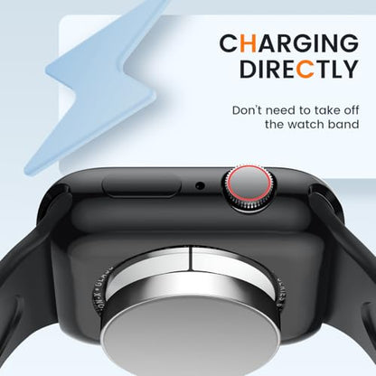 [2 Pack] Bumper Case for Apple Watch Series 11/10 42mm, Black - color: Black+Black, size: 42 mm Series 11/10