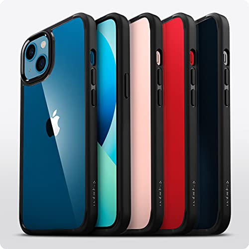 Spigen for iPhone 13 Mini Case, Ultra Hybrid [No Magnet Ring][Anti-Yellowing] - Matte Black - color: Matte Black, size: iPhone 13 Mini