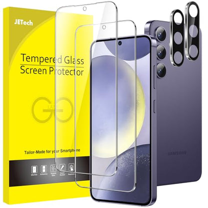 JETech Screen Protector for Galaxy S24 Plus, 2+2 Pack - size: Galaxy S24 Plus