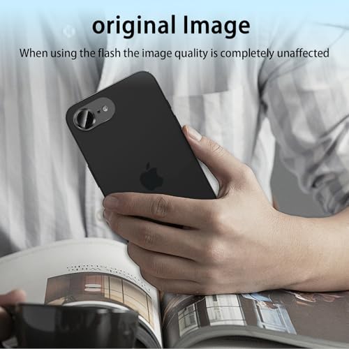 (3 Pack) Camera Lens Protector for iPhone 17e / iPhone 16e - color: Black