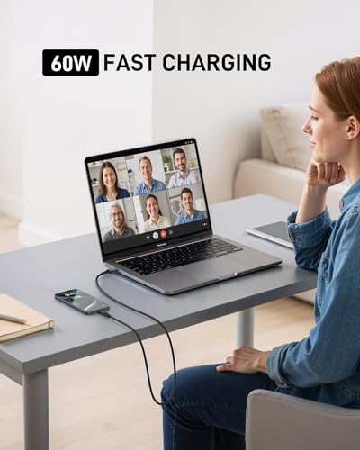 USB to USB C Cable 60W Fast Charging [2 Pack 3FT], USB A to USB C Cable for - color: Black, size: 3FT, style: USB A to USB C