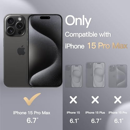 JETech Silicone Case for iPhone 15 Pro Max, Black | Silky Soft Touch, Shockproof Protection, Scratch Resistant, Microfiber Lining - color: Black, size: iPhone 15 Pro Max