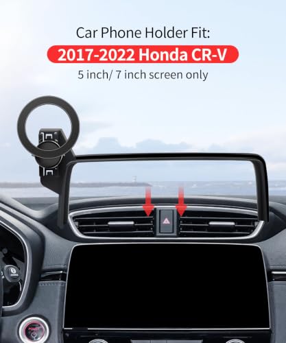 Car Phone Holder for Honda CR-V CRV 2017-2022 Accessories 5/7" Screen Mount - size: for 17-22 CR-V (5 & 7 inch screen only)