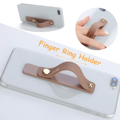 Weewooday 6 Pieces Phone Finger Strap Grip,Retro Colors,Classic - color: Retro Colors, style: Classic