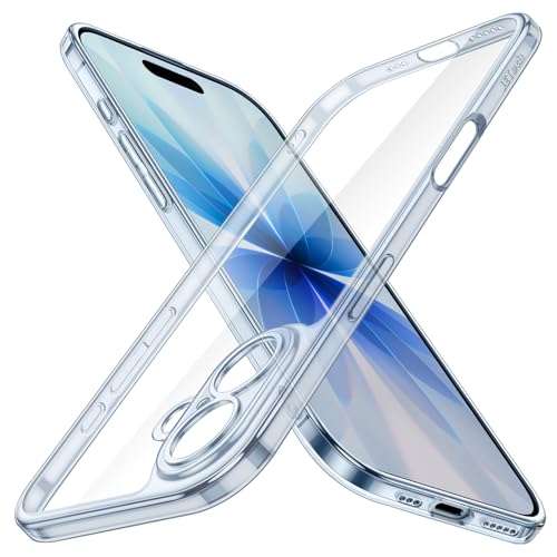 JETech Slim Case for iPhone 17, Mist Blue | Camera Lens Protection, Ultra-Thin Lightweight Design, Clear Back, Minimalist Style - color: Mist Blue, size: iPhone 17