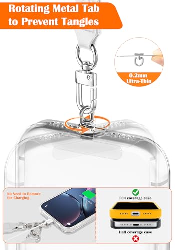takyu Phone Strap Crossbody with Detachable RFID Wallet White - color: White