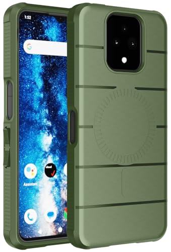 Case and Holster Combo for Sonim XP Pro 5G Phone - Olive Green | Compatible with MagSafe, Magnetic, Rugged Cover, Enhanced Grip, with Belt Clip Holder, Ratchet Rotation - color: Green