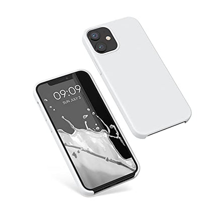 kwmobile Case Compatible with Apple iPhone 12 mini Case - TPU Silicone Phone Cover with Soft Finish - White - color: white, size: iPhone 12 mini