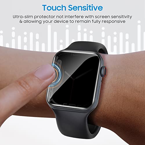 UniqueMe 8 Pack for Apple Watch Privacy Series 9/8/7 Screen Protector 41mm - size: 41mm